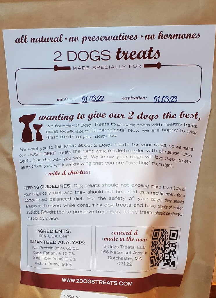 Just Beef Dog Treats