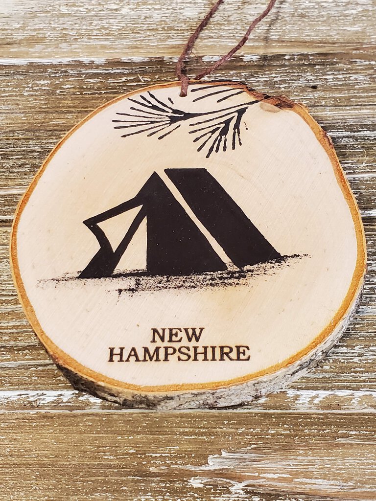 NH Tent Medium Birch Ornament