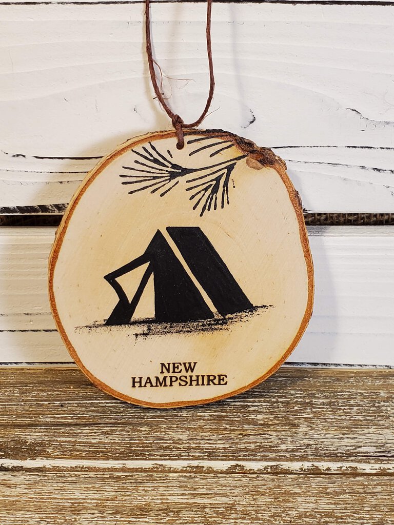 NH Tent Medium Birch Ornament