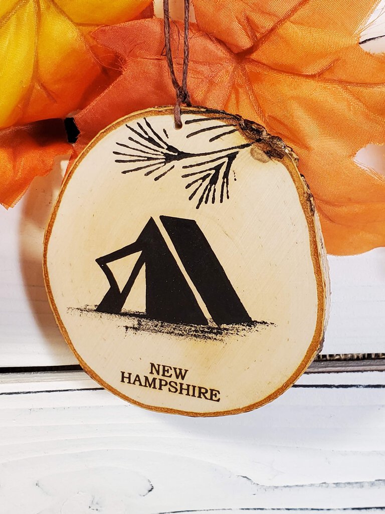 NH Tent Medium Birch Ornament