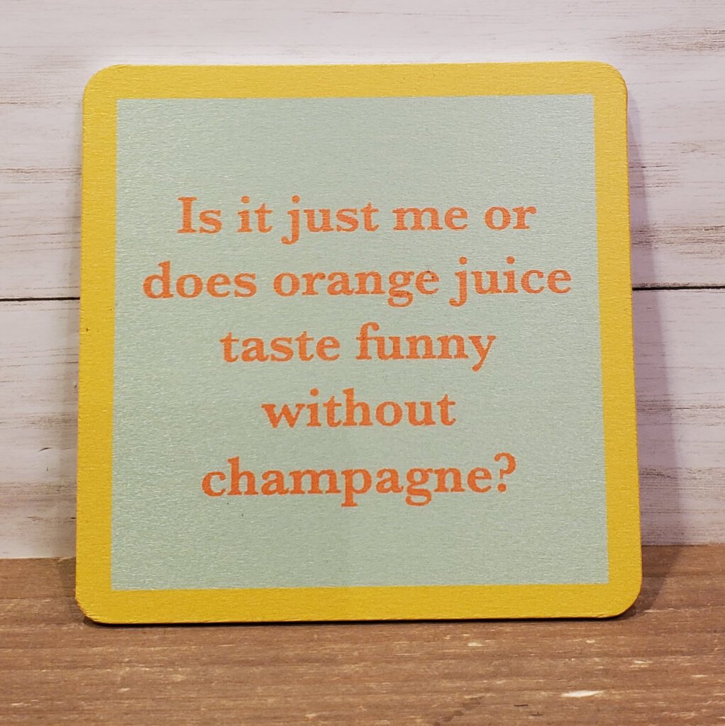 Orange Juice Coaster