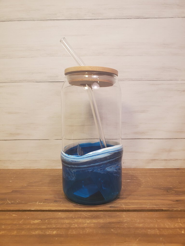 Ocean Water Glass Tumbler