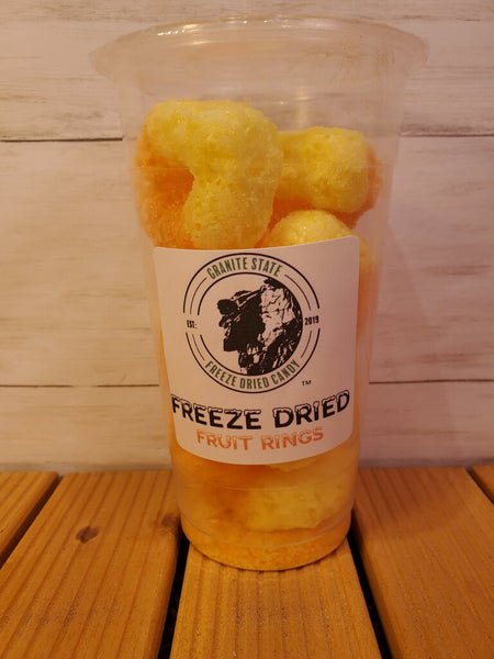 Freeze Dried Peach Ring Candy In A Cup (GSFDC)