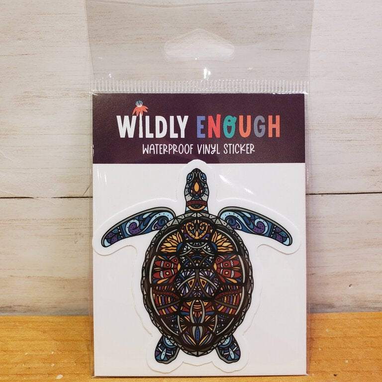 Mandala Sea Turtle Sticker