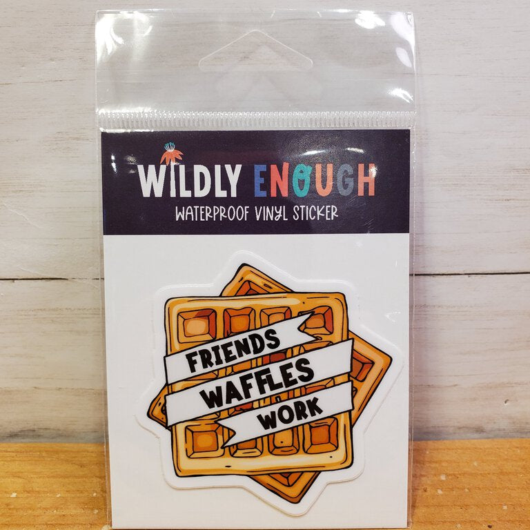 Friends Waffle Work Sticker