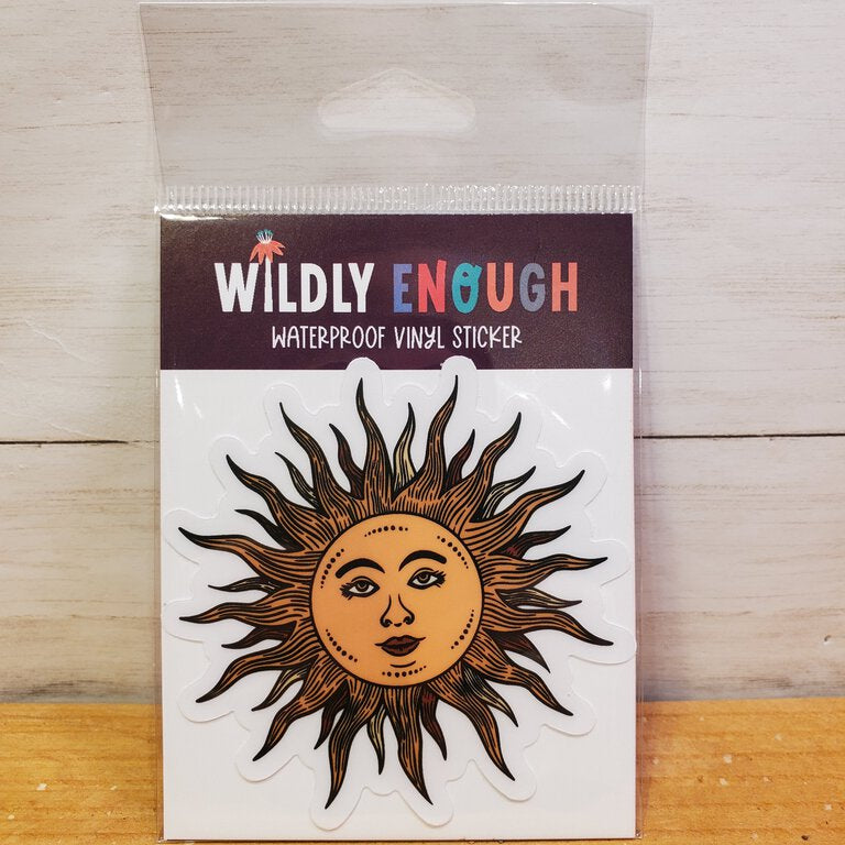 Sun Clear Sticker