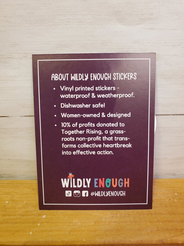 Sun Clear Sticker