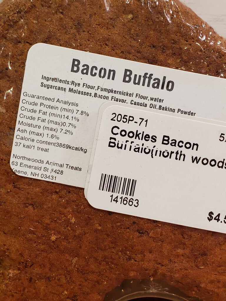 Cookies Bacon Buffalo Dog Treat
