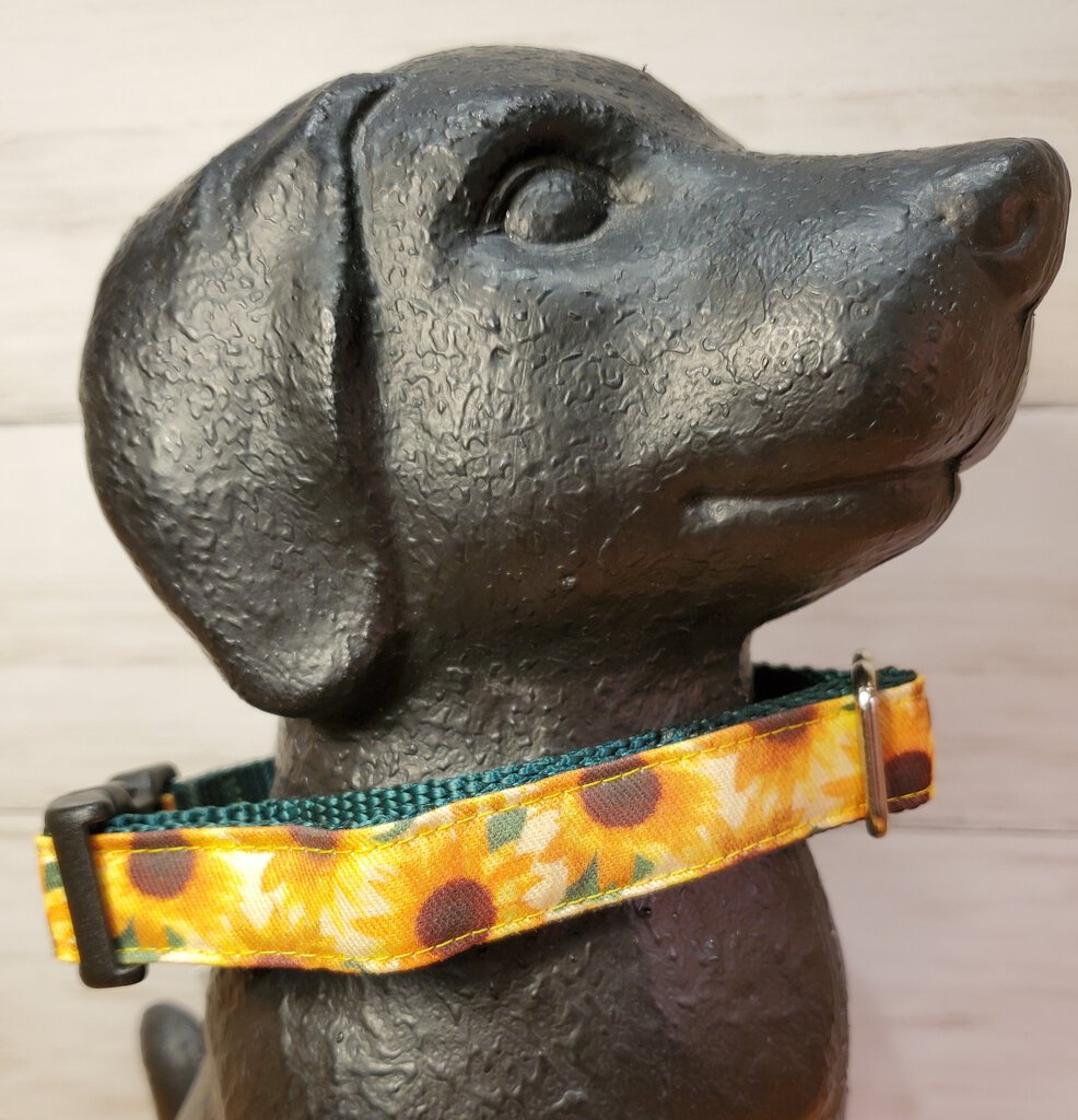 Sunflower Dog Collar