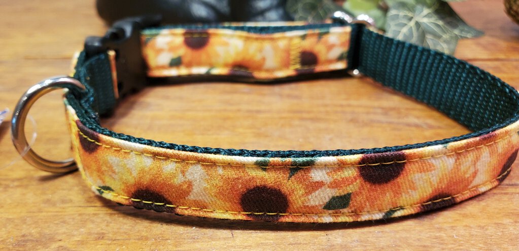 Sunflower Dog Collar