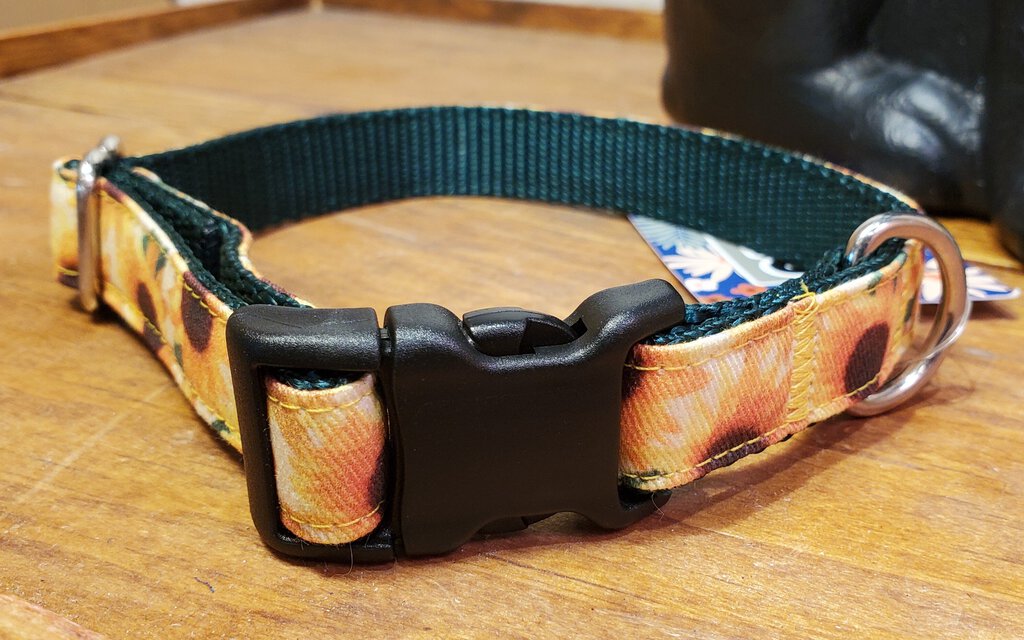 Sunflower Dog Collar