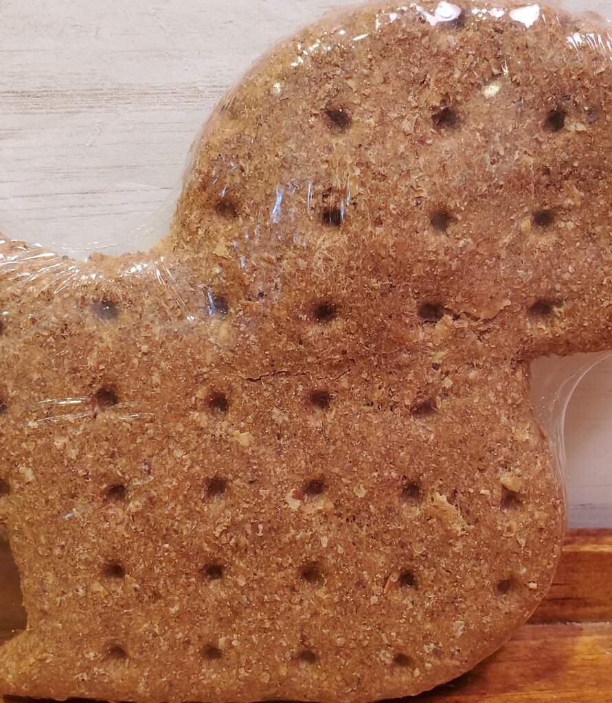 Squirrel Shaped Pumpkin Squash Dog Cookie