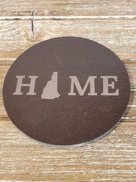 Home "NH" Coaster-slate (NAUTICALLY NORTHERN)