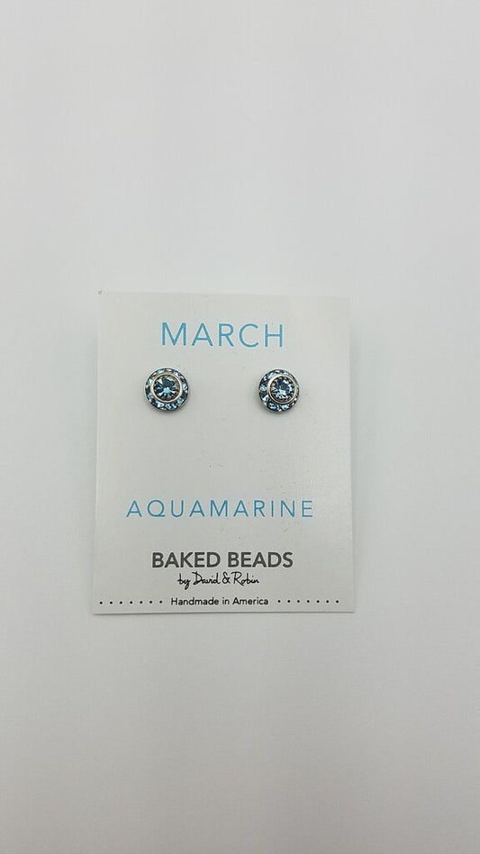 Aquamarine Birthstone Earrings