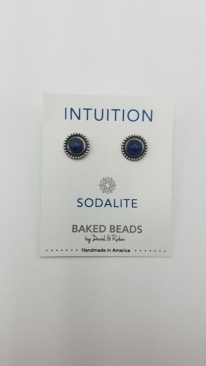 Sodalite Intuition Power Stone Earrings