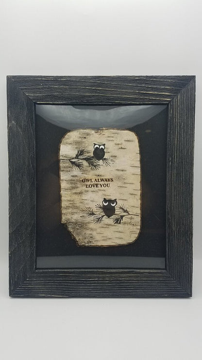 Owl Love You Forever Birch Frame