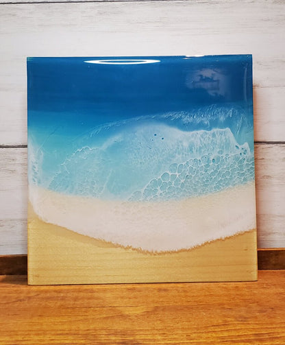 Ocean Resin Art Square