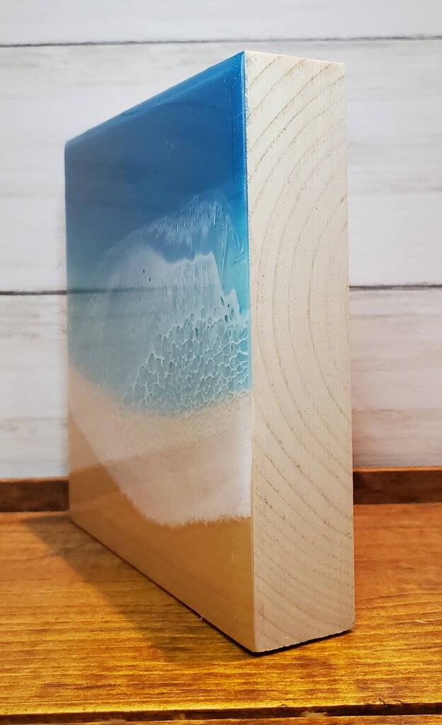 Ocean Resin Art Square