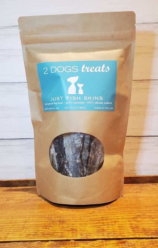 Just Fish Skin Dog Treats