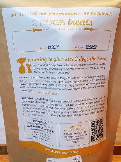 Just Turkey Dog Treats