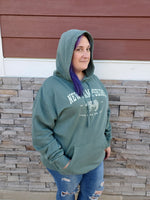 (2XL)VINTAGE BEAR "NH" ALPINE GREEN SWEAT SHIRT (ARTFORMS)