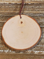 HIKERS "NEW HAMPSHIRE" MED BIRCH TREE ORNAMENT