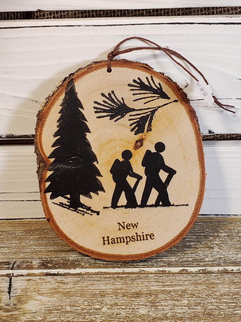 NH Hiker Large Birch Ornament