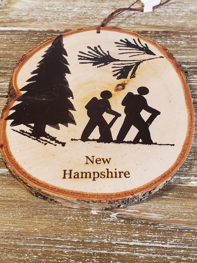 NH Hiker Large Birch Ornament