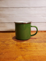 Camp Mug "Be Free" Green (The Traveled Lane)