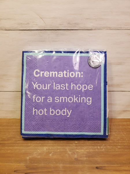 "Cremation/Body Part" Napkins (Drinks On Me)