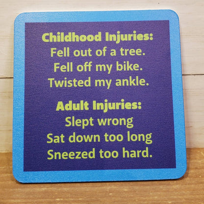 Childhood Injuries Coaster