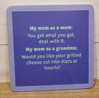 "Grandma"-Coaster (Drinks On Me)