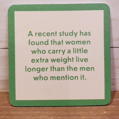 A Recent Study Coaster