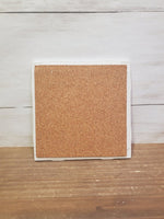 Sq Ceramic Coaster- Coffee Whiskey