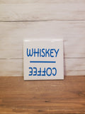 Sq Ceramic Coaster- Coffee Whiskey