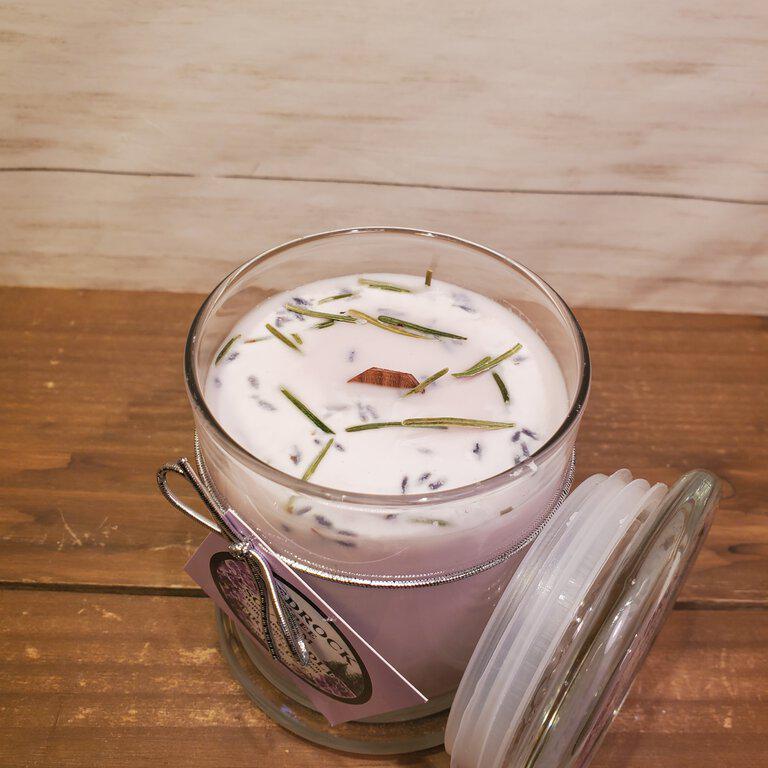 Lavender Libbey Status Jar