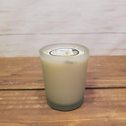 Honey Suckle Frosted Votive Candle