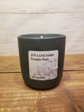 Pumpkin Patch Ceramic Minimalist Candle -Non Toxic -Coconut Soy (Joy Lane Farm)