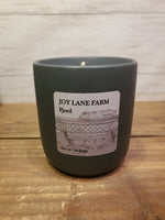 Fjord Ceramic Minimalist Candle-Non Toxic- Coconut Soy (Joy Lane Farm)