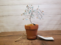 Med Crystal Wire Tree 3 Inch Pot( Amazonite)