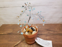 Med Crystal Wire Tree 3 Inch Pot( Amazonite)