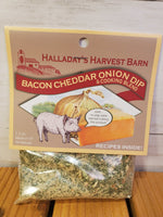 Bacon Cheddar Onion Herb Dip (Halladay's Harvest)