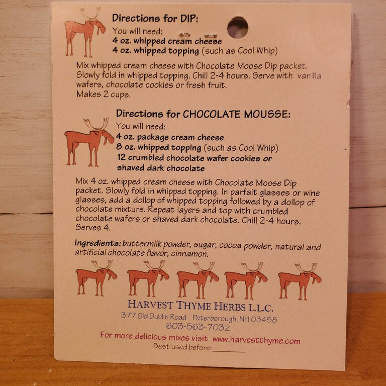 Chocolate Moose Sweet Dip