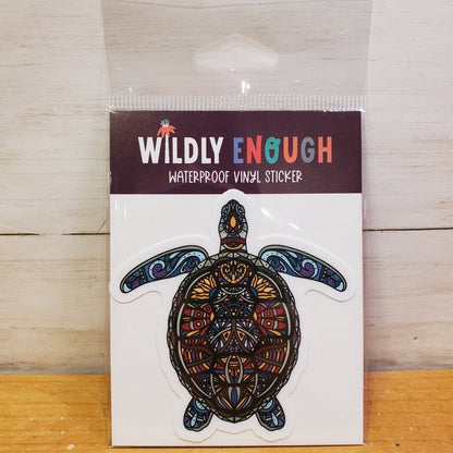 Mandala Sea Turtle Sticker