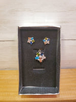 SILVER TOPS WITH ZIRCON (SMALL)