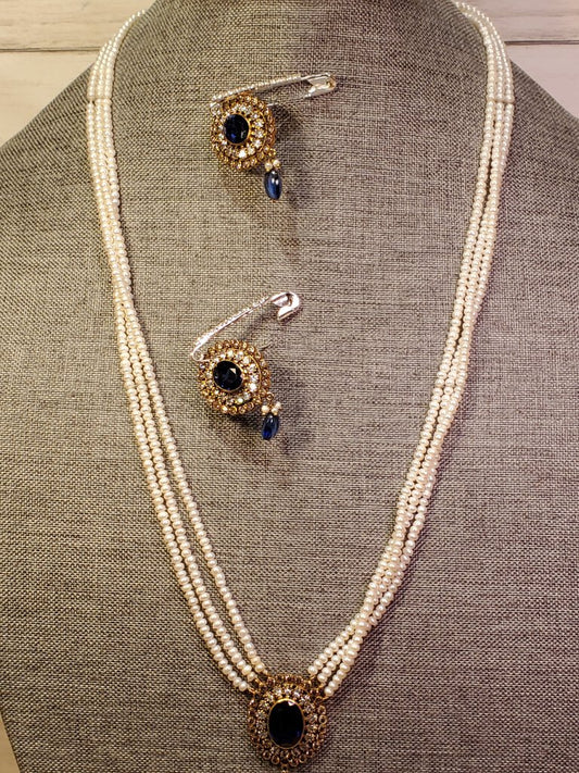 Silver Zircon & Safari Jewelry Set