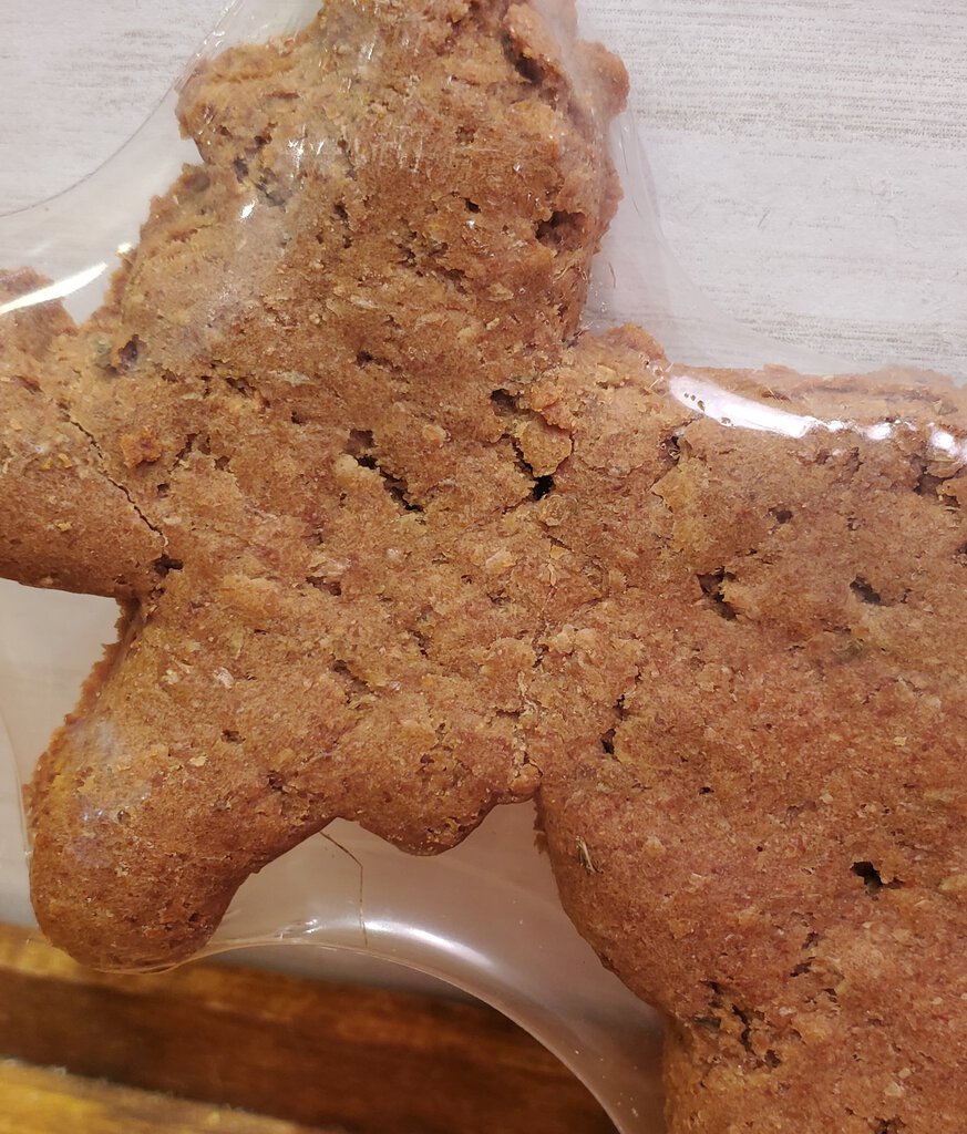 Moose Shaped Parmesan Dog Cookie