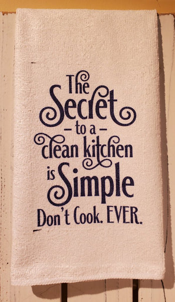 The Secret to a Clean Kitchen Kitchen Towel