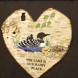 COLOR LOON 8X10 BIRCH FRAME "LAKE HAPPY PLACE"