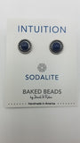 SODALITE/INTUITION POWER STONE EAR RINGS